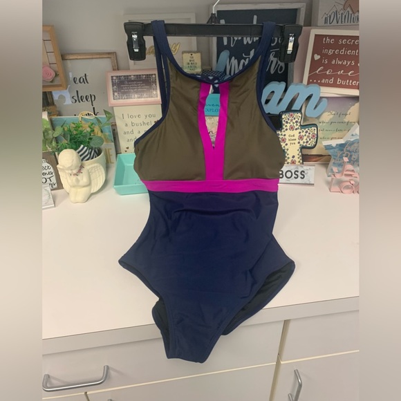 Coastal Blue Swimsuit size Small - Picture 1 of 13